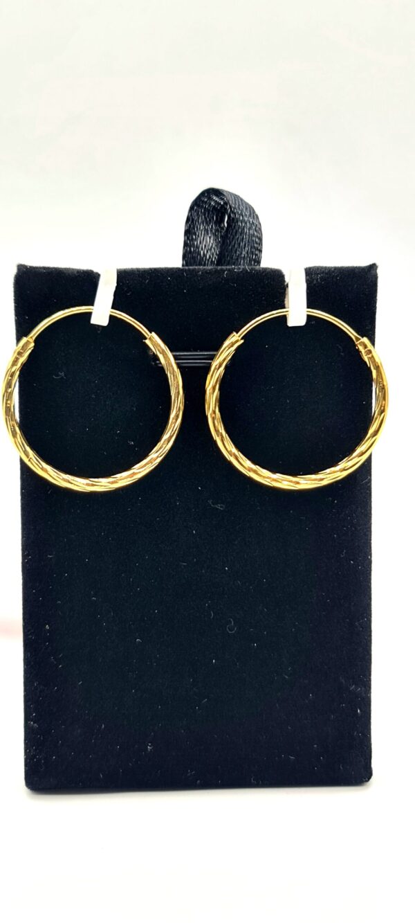 Gold Plated Bali Earrings E1