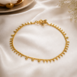 gold plated anklets p 01