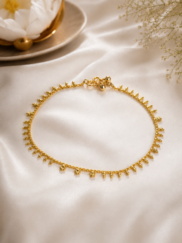 Gold Plated Anklets P-01