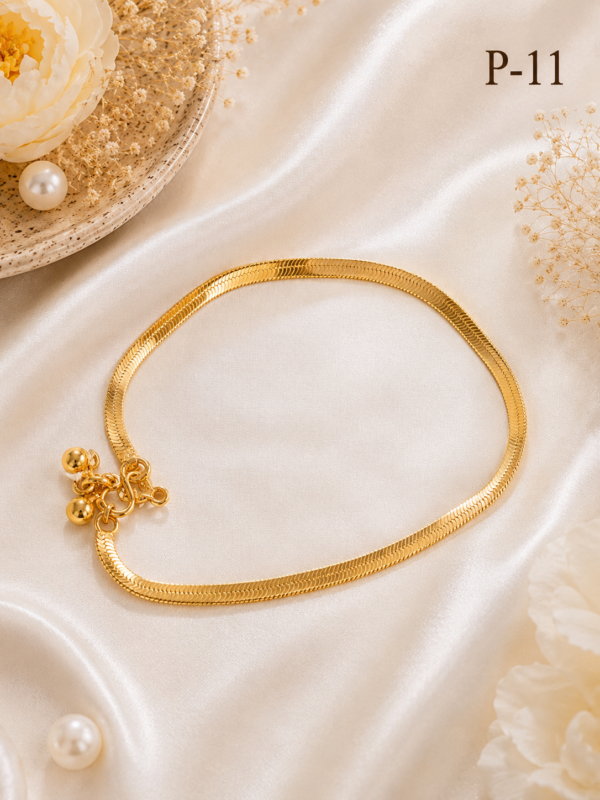 gold plated anklets p 01 Gold Plated Anklets P-11