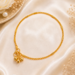 gold plated anklets p 01