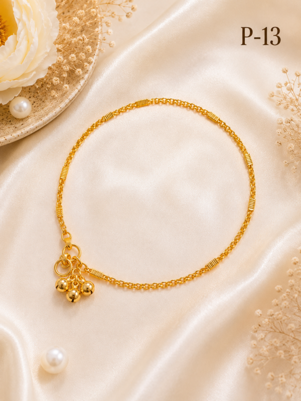 Gold Plated Anklets P-13