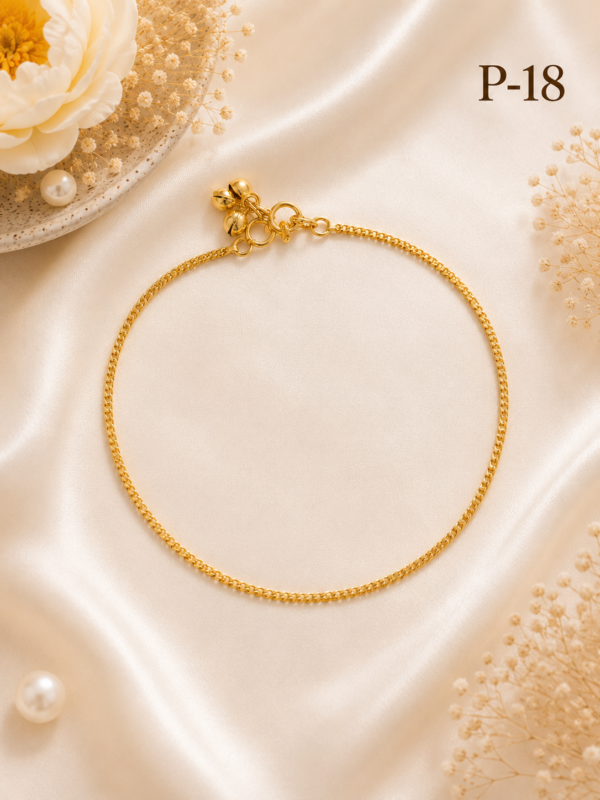 Gold Plated Anklets P-18
