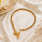 gold plated anklets p 01