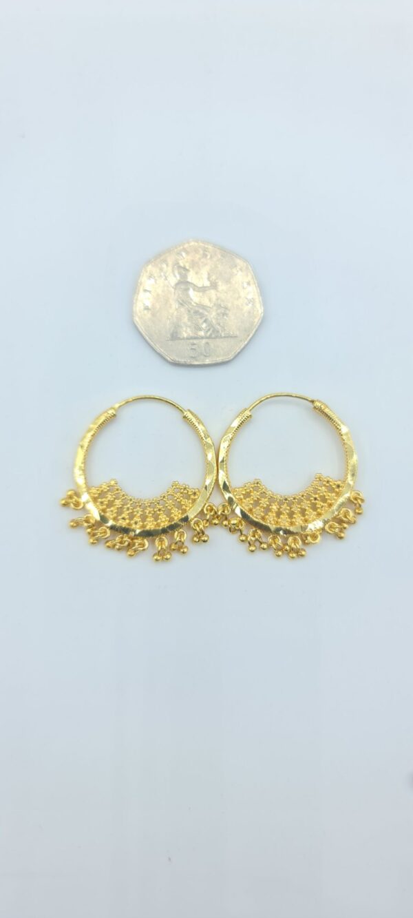 Gold Plated Bali Earrings E3
