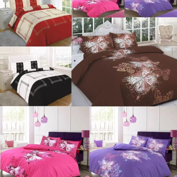 Reversible Printed Duvet Cover Set