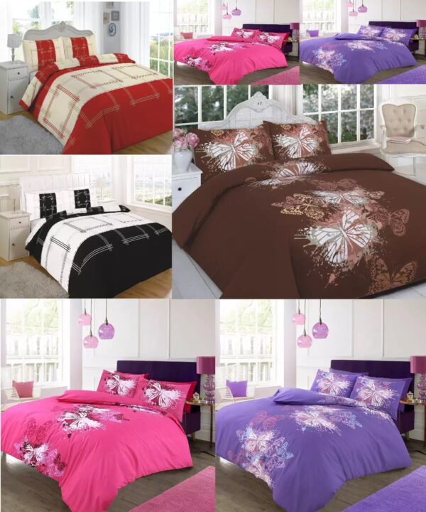 Reversible Printed Duvet Cover Set