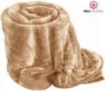 Luxury Faux Fur Throw Sofa Bed Mink Soft Warm Fleece Blanket