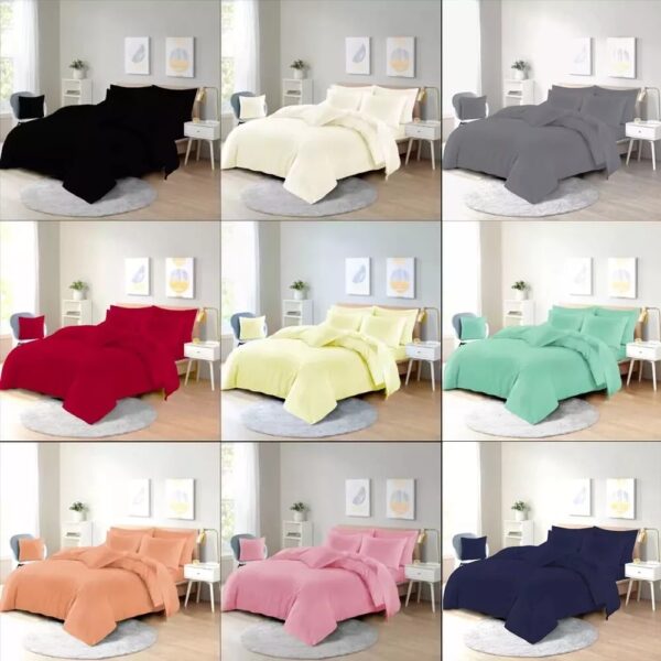 Easy Care Poly Cotton Duvet Cover Set