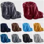 Luxury Faux Fur Throw Sofa Bed Mink Soft Warm Fleece Blanket