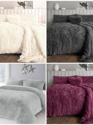Cuddles Fluffy Fur Fleece Duvet Set