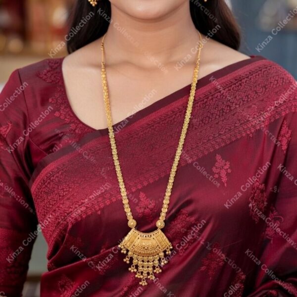 Exclusive 1.5 Gram Gold Plated Rani Haar Mala Set RH -013