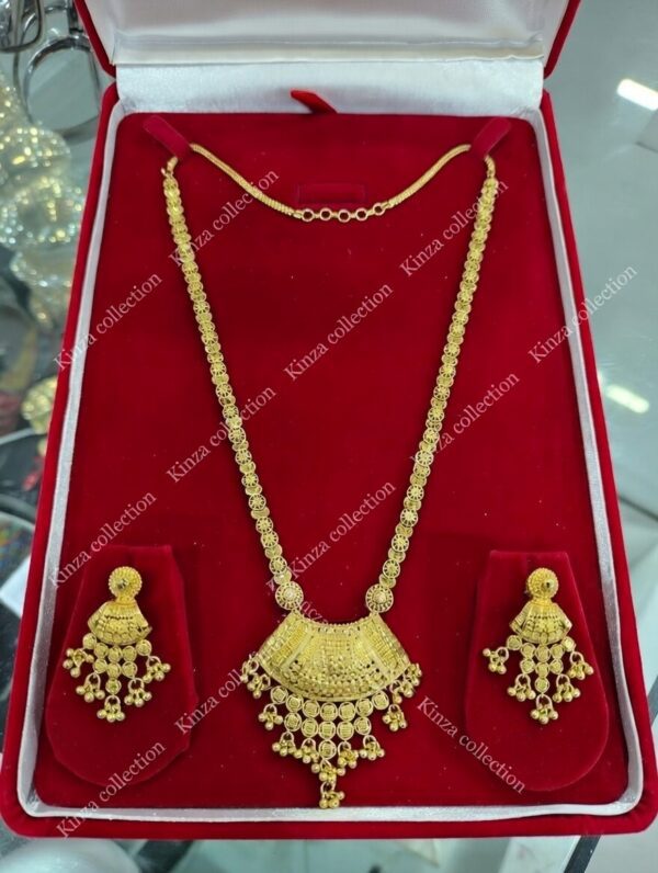 Exclusive 1.5 Gram Gold Plated Rani Haar Mala Set RH -013