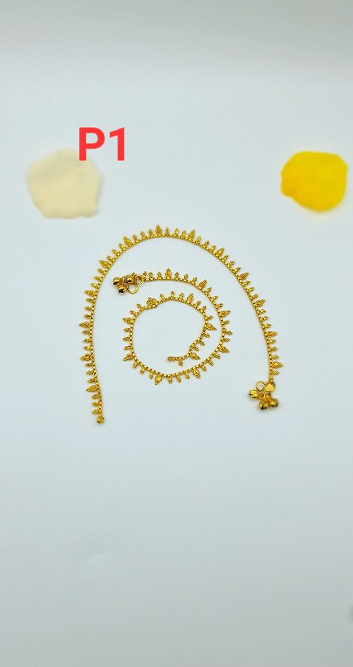 Gold Plated Anklets P-01