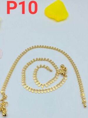 Gold Plated Anklets P-10