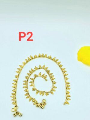 Gold Plated Anklets P-02