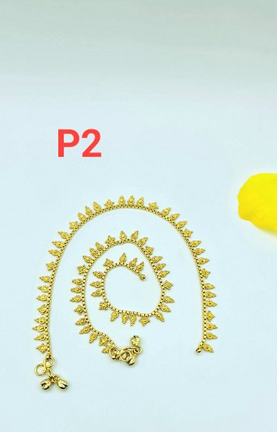 Gold Plated Anklets P-02