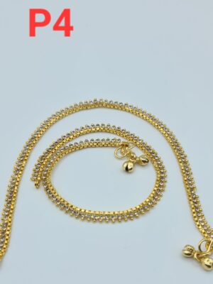 Gold Plated Anklets P-04