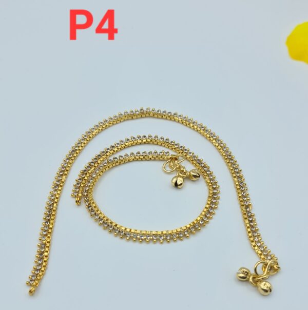 Gold Plated Anklets P-04