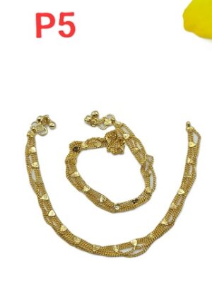 Gold Plated Anklets P-05