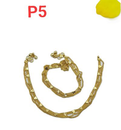 Gold Plated Anklets P-05