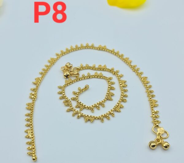 Gold Plated Anklets P-08