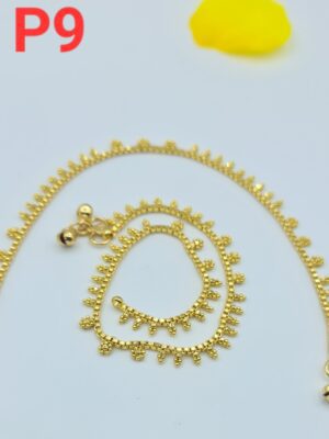 Gold Plated Anklets P-09