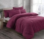 Teddy Bear Fleece Duvet Cover Set With Pillow Case