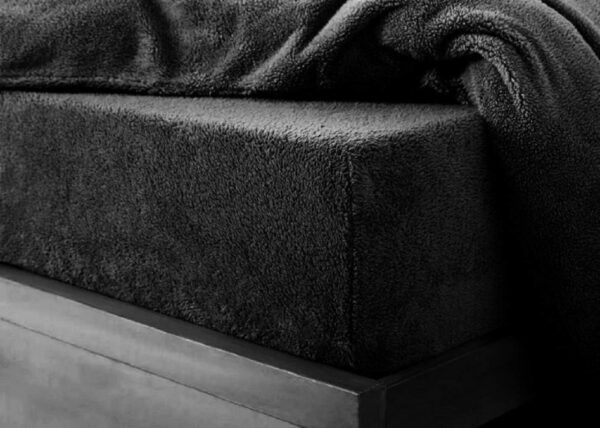 Teddy Bear Fleece Fitted Sheet Cozy Warm Bedding