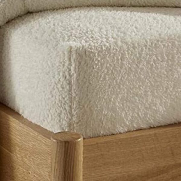 Teddy Bear Fleece Fitted Sheet Cozy Warm Bedding