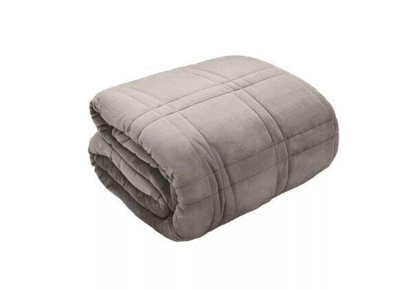 Velour & Cuddle Weighted Soft Blanket