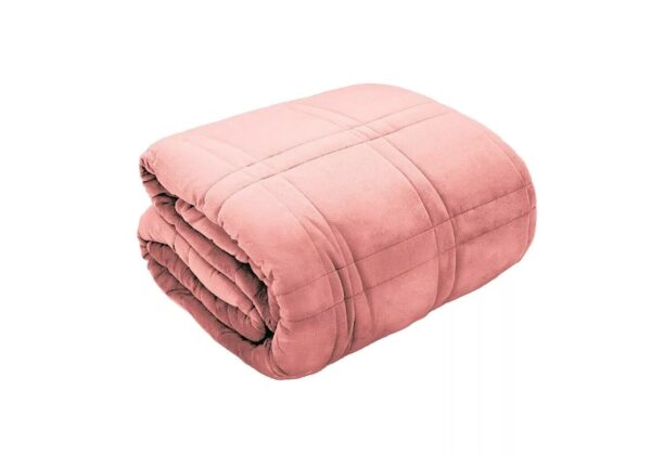 Velour & Cuddle Weighted Soft Blanket