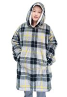 Teddy Tartan Fleece Duvet Cover Set Throw, Cuddles Hoodies