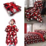 Teddy Gonks Christmas Duvet Cover Set, Throw/Cuddles Hoodies