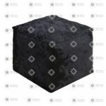 Crushed Velvet Bean Bags Cube Pouffe