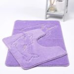 2 Pc Dolphin Bath Mat Pedestal Set