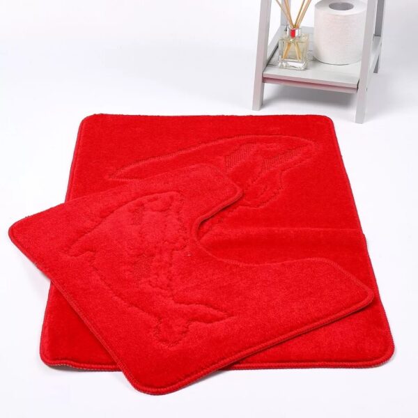 2 Pc Dolphin Bath Mat Pedestal Set