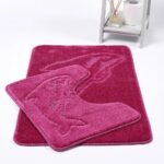 2 Pc Dolphin Bath Mat Pedestal Set