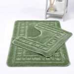 2 Pc Diem Bath Pedestal Mat Set