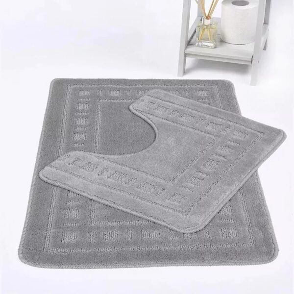 2 Pc Diem Bath Pedestal Mat Set