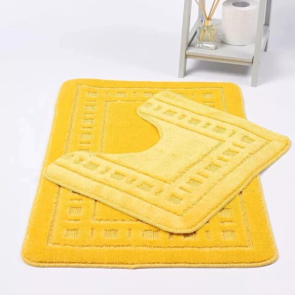 2 Pc Diem Bath Pedestal Mat Set