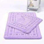 2 Pc Diem Bath Pedestal Mat Set