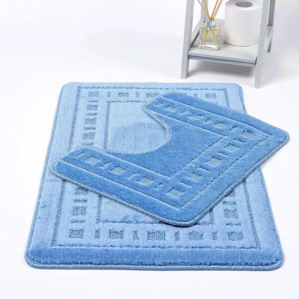 2 Pc Diem Bath Pedestal Mat Set