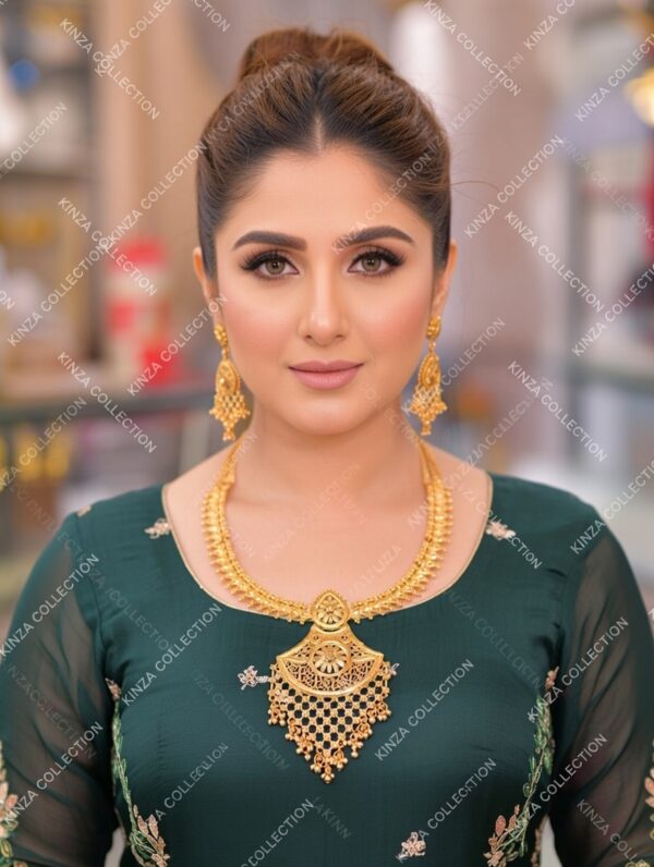 premium quality1.5 g gold plated neckless set n 32 Premium quality1.5 G Gold Plated Neckless set N-32