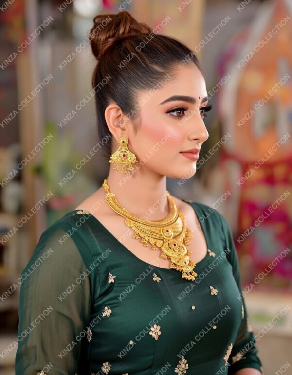 premium quality1.5 g gold plated neckless set n 32 Premium quality1.5 G Gold Plated Neckless set N-35