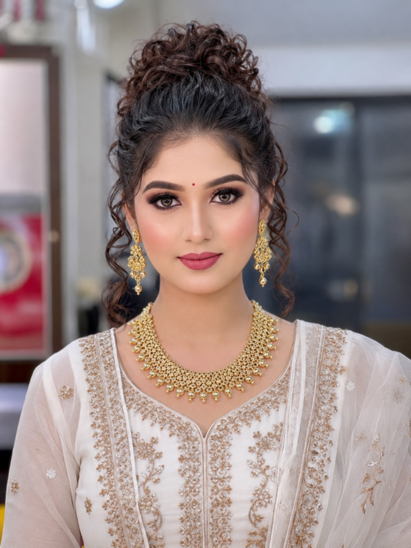 premium quality1.5 g gold plated neckless set n 23 Premium quality1.5 G Gold Plated Neckless set N-23
