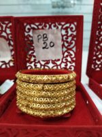 Luxury 24K Gold-Plated Bangles – Designs PB 19 to PB 27