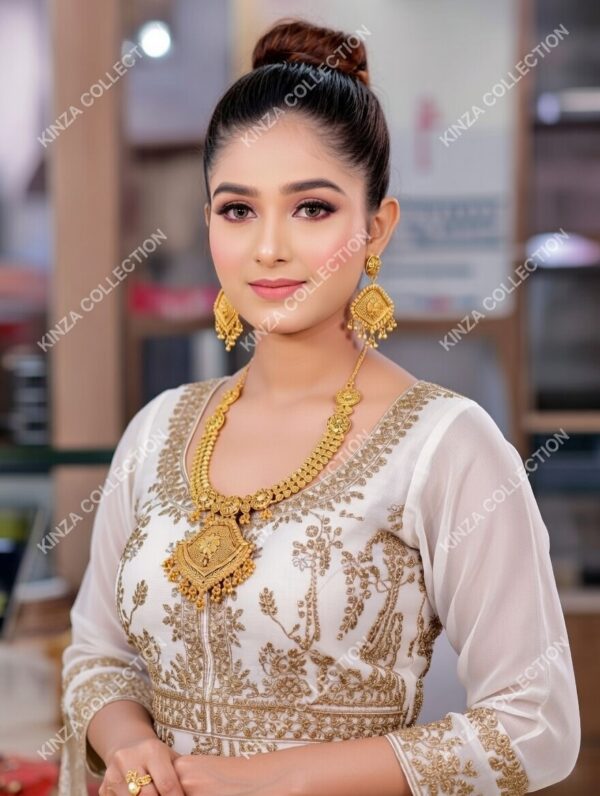 Premium quality1.5 G Gold Plated Neckless set N-12