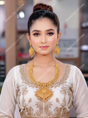 Premium quality1.5 G Gold Plated Neckless set N-12