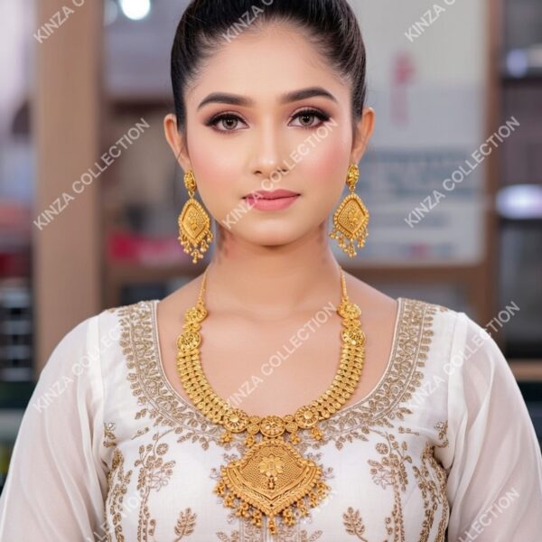 Premium quality1.5 G Gold Plated Neckless set N-12